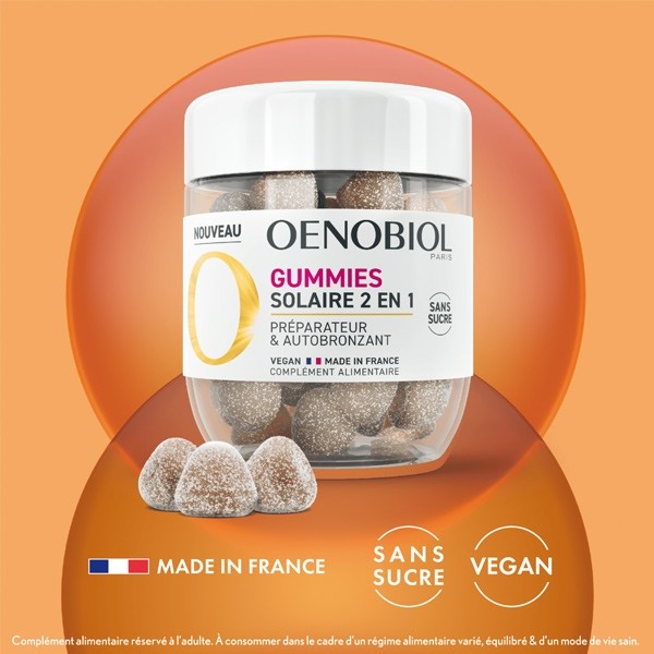 Oenobiol gummies solaire 2 en 1