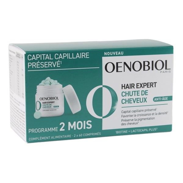 Oenobiol Hair Expert Chute de cheveux Anti Age comprimés