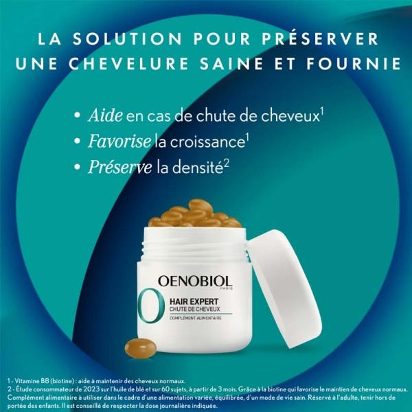 Oenobiol Chute de cheveux capsule Hair expert