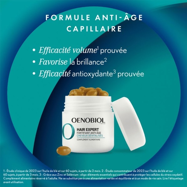 Oenobiol Hair Expert Fortifiant Anti Age capsules