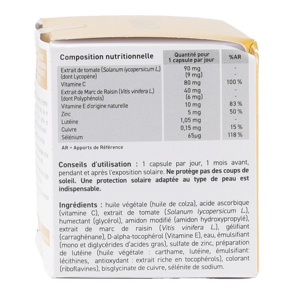 Oenobiol Sun Expert Préparateur solaire anti âge capsules