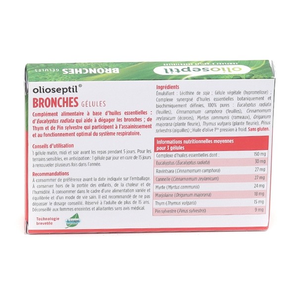 Olioseptil bronches gélules