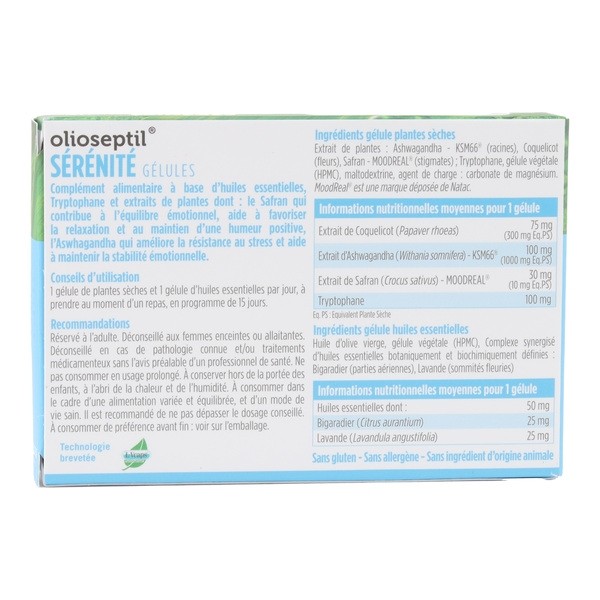 Olioseptil Sérénité gélules