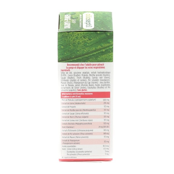 Olioseptil Gorge Larynx sirop