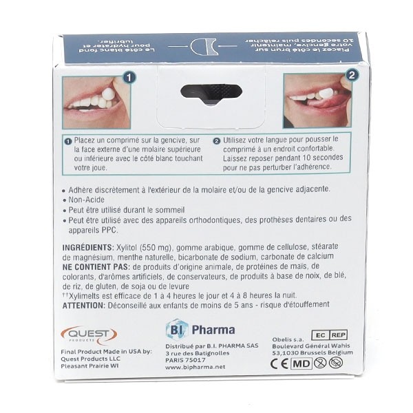 XyliMelts Bouche sèche menthe douce comprimés