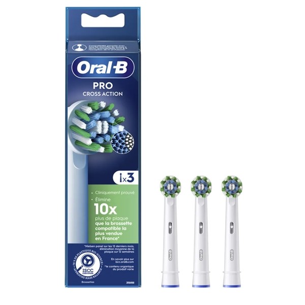 Oral B Cross Action Pro recharge brosse à dents électrique
