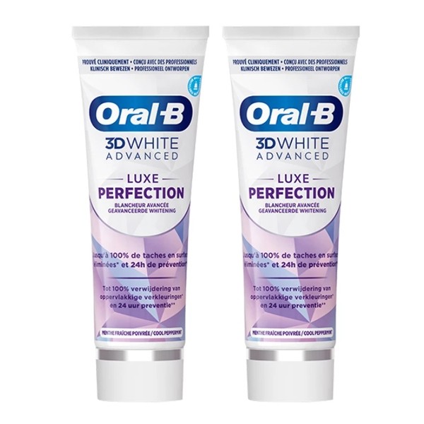 Oral B 3D White Advanced Luxe Perfection dentifrice