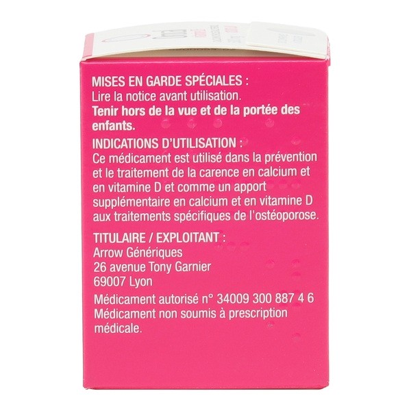 Orocal Vitamine D3 500 mg/1000 UI comprimés à croquer