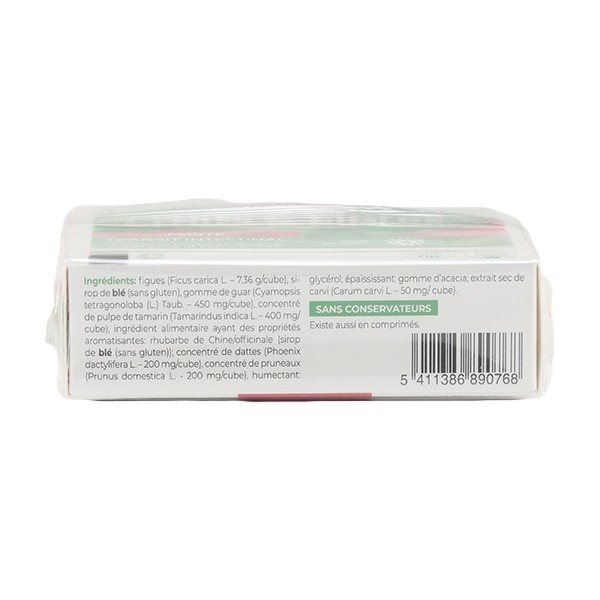 Ortis Fruits et Fibres Forte transit intestinal cubes