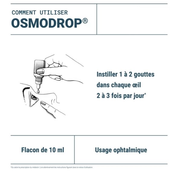 Osmodrop solution ophtalmique stérile