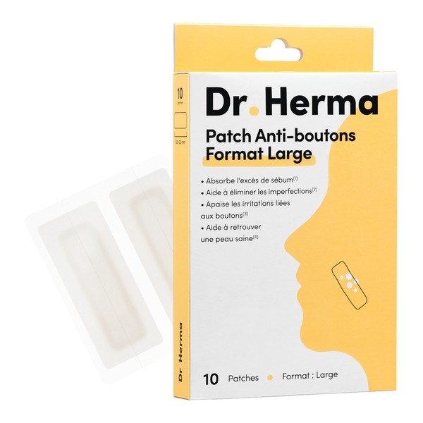 Dr Herma Patch anti boutons​ format Large