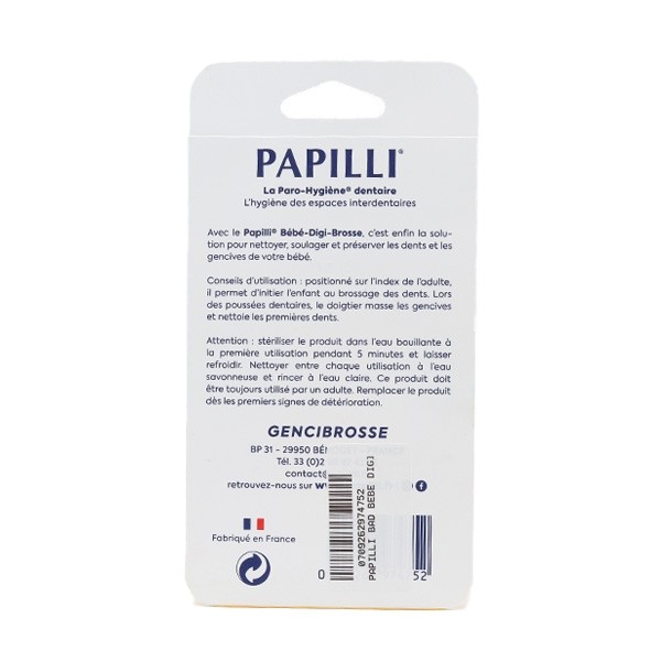 Papilli Bébé Digi Brosse
