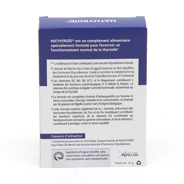 Nathyroïd iode comprimés