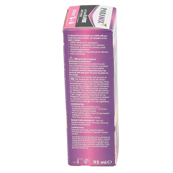 Paranix Express spray anti poux + peigne
