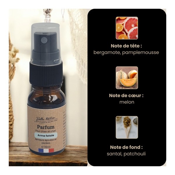 Bella Bestia Parfum pour chien et chat Arme fatale