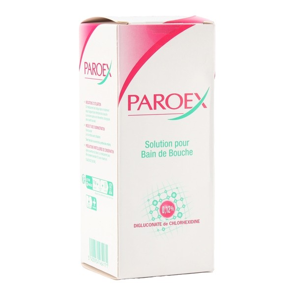 Paroex bain de bouche antiseptique
