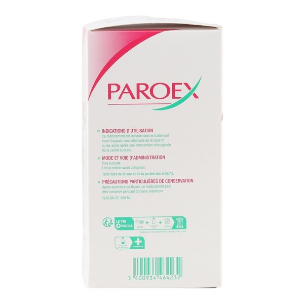 Paroex bain de bouche antiseptique