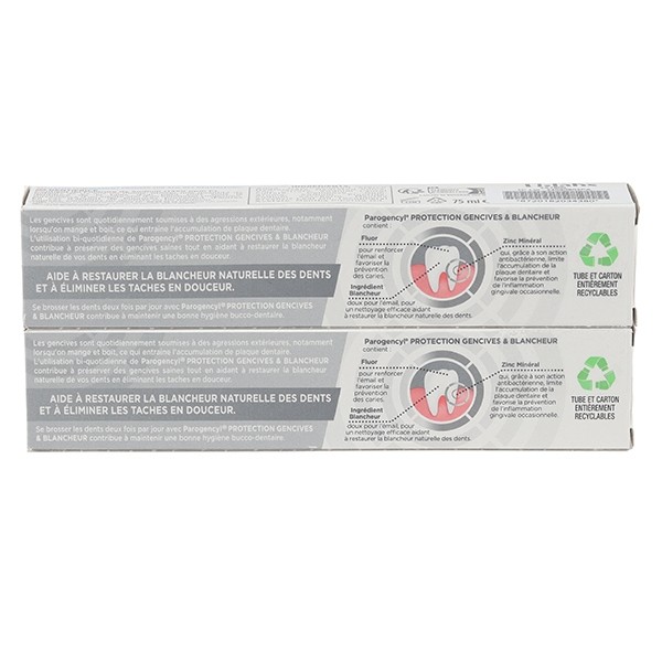Parogencyl Protection Gencives et Blancheur dentifrice
