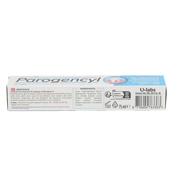 Parogencyl Protection Gencives dentifrice