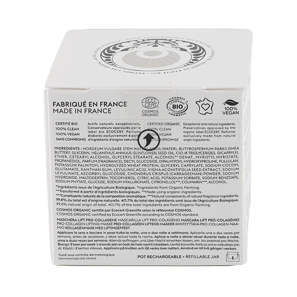 Patyka masque lift pro-collagène Nuit bio