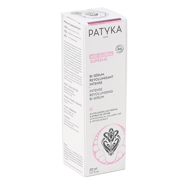 Patyka Age global suprême Bi sérum revolumisant intense bio