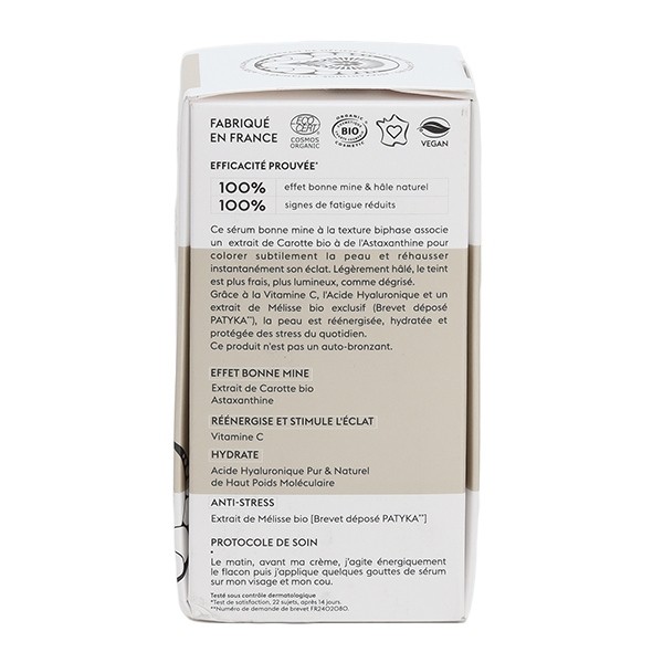 Patyka Glow Sérum Bonne mine Bio