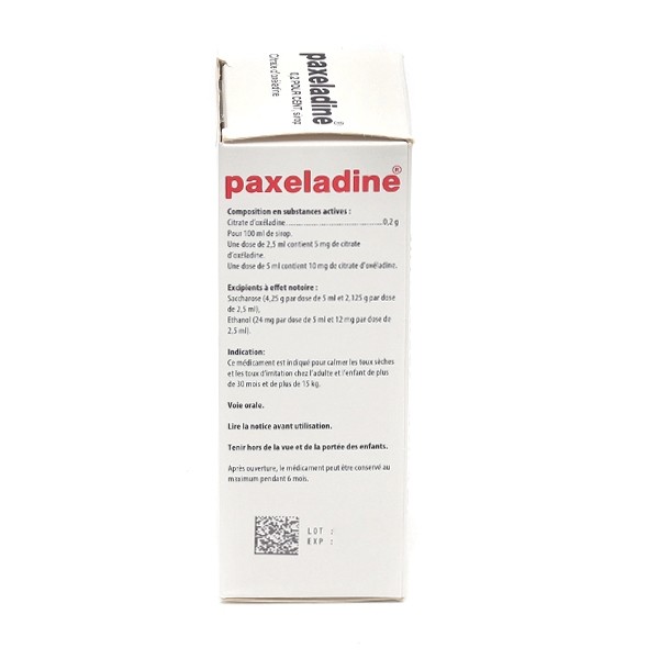 Paxeladine 0,2 % sirop