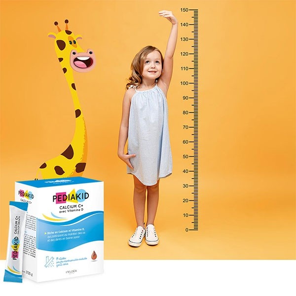 Pediakid Calcium C+ avec vitamine D goût Cola stick