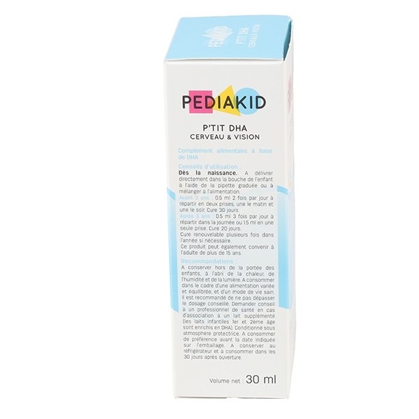 Pediakid P'tit DHA Cerveau et Vision gouttes