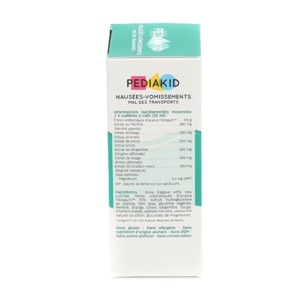 Pediakid nausées-vomissements mal des transports sirop