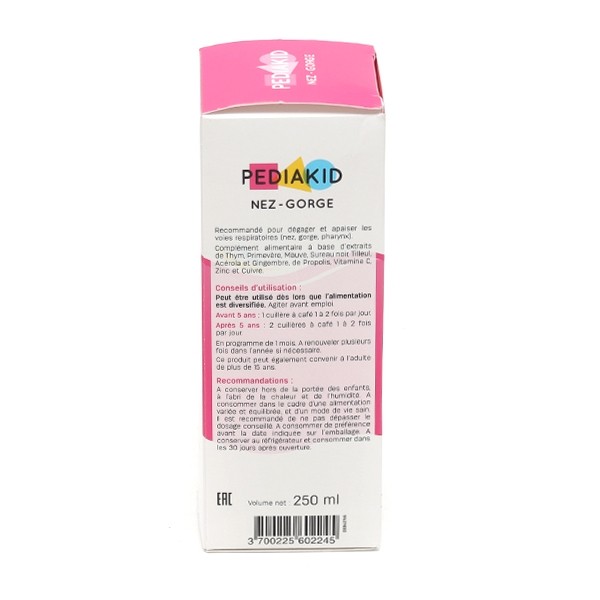 Pediakid nez-gorge sirop