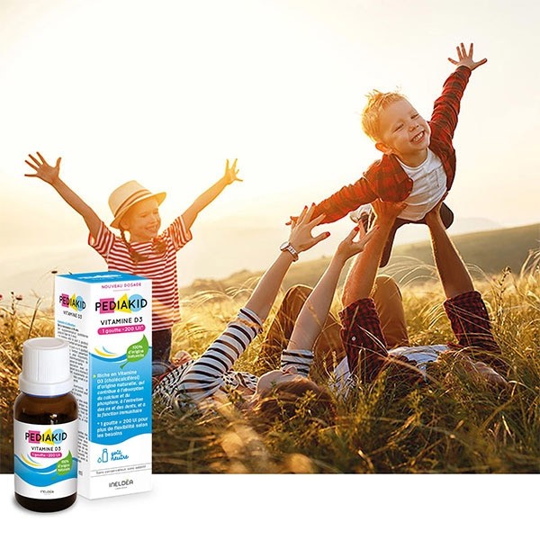 Pediakid Vitamine D3 200 UI gouttes buvables