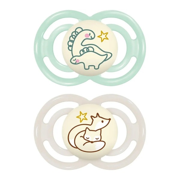 MAM Perfect Nuit Sucette symétrique silicone 18 mois et +