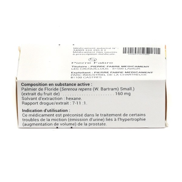 Permixon 160 mg gélule