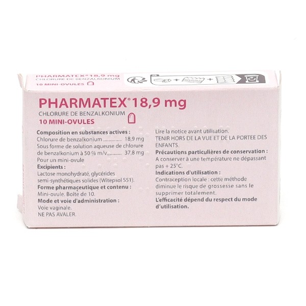 Pharmatex 18,9 mg mini ovules