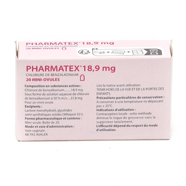 Pharmatex 18,9 mg mini ovules