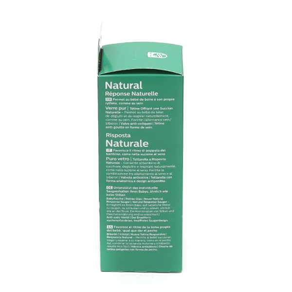 Avent Natural response Biberon en verre 240 ml