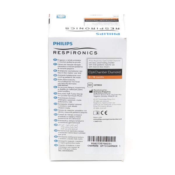 Respironics Optichamber Chambre d'inhalation 0-18 mois