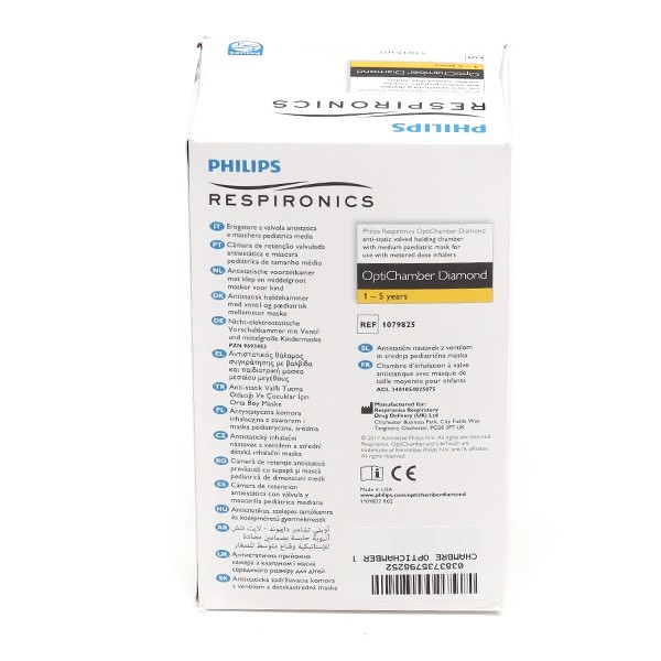 Respironics Optichamber Chambre d'inhalation 1 à 5 ans