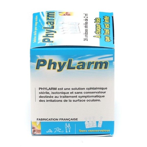 Phylarm solution ophtalmique unidoses