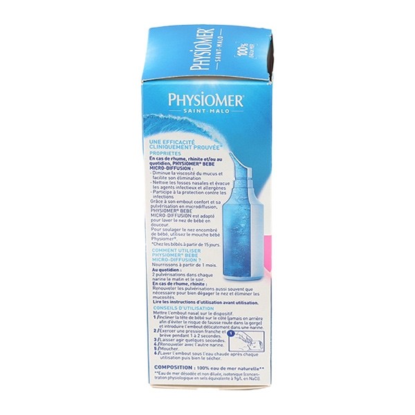 Physiomer Bébé Hygiène du Nez