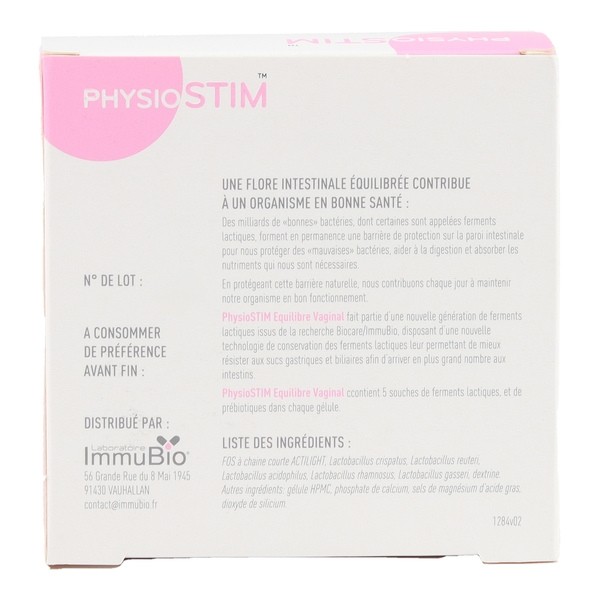 Physiostim Equilibre vaginal gélules