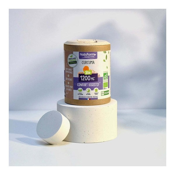 Nat et Form Ecoresponsable curcuma bio gélules