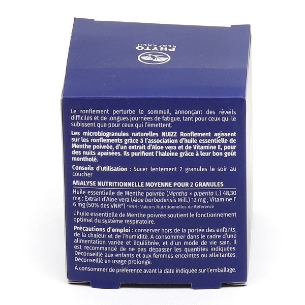 Nuizz ronflement Microbiogranules