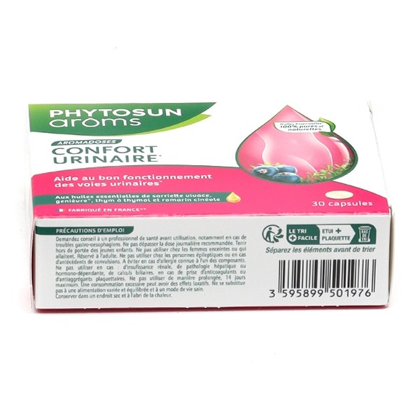 Phytosun Arôms Aromadoses Confort Urinaire capsules