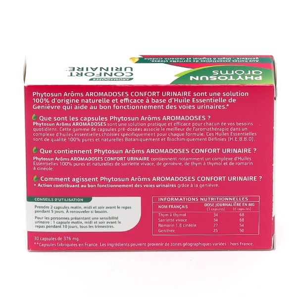 Phytosun Arôms Aromadoses Confort Urinaire capsules