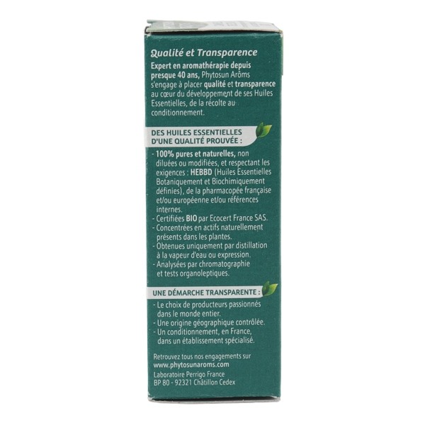 Phytosun Arôms huile essentielle de Cannelle de Ceylan Bio