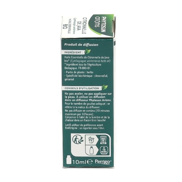 Phytosun Arôms Huile essentielle Citronnelle de Java bio