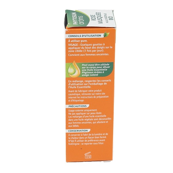 Phytosun Arôms huile de Rose musquée Bio
