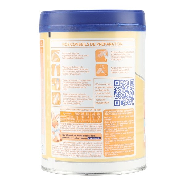 Picot Expert lait 1er âge Bébé gourmand